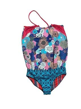 Maaji One Piece Swimsuit Size 12 Girls Bathing Suit Floral